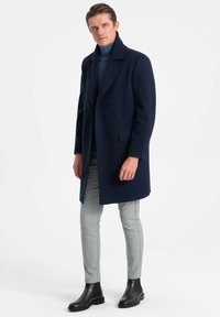 Ombre Krátký kabát - navy blue