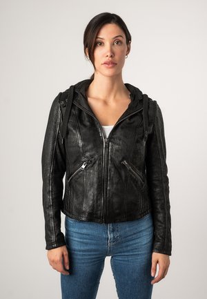 Giacca di pelle - black