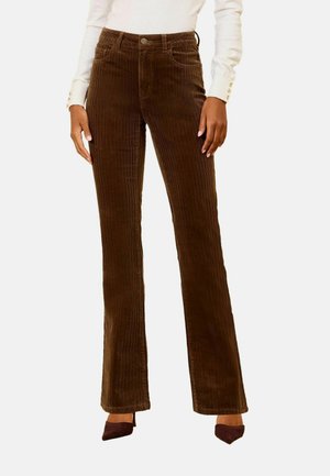 Friends Like These, BOOTCUT CORDUROY TROUSERS - Stoffhose - chocolate brown