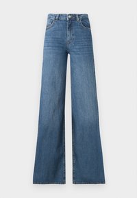 NMNELLIE PALAZZO - Wide Leg - medium blue denim