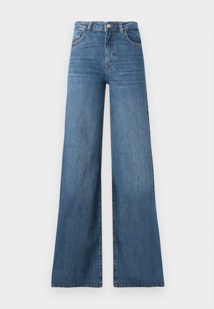 Noisy May NMNELLIE PALAZZO - Platėjantys džinsai - medium blue denim