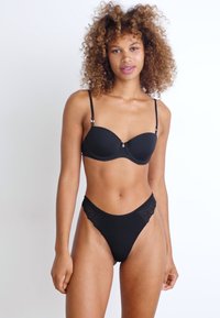 Lindex BRIEF THONG BLENDA 2 PACK - Thong - black
