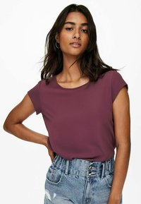 ONLY VIC S/S SOLID NOOS PTM - T-shirts basic - fig