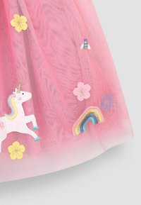 JoJo Maman Bébé REGULAR FIT - Koktejlové šaty / šaty na párty - pink unicorn