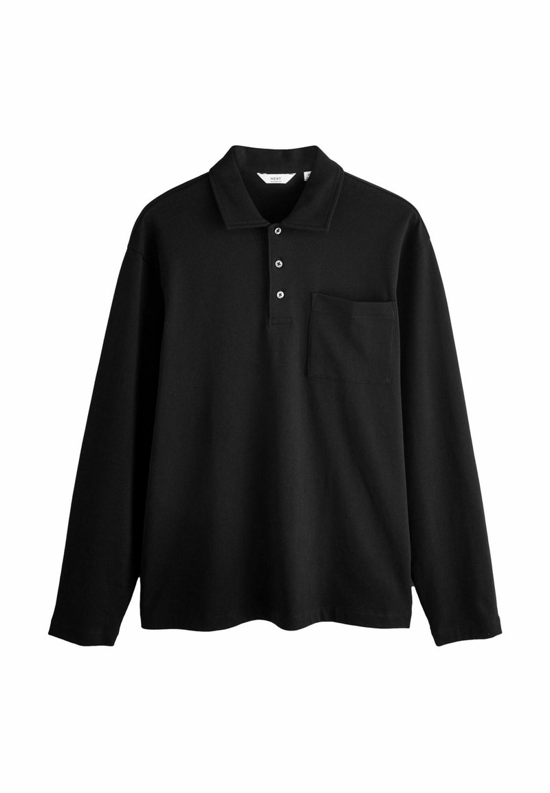 Next REGULAR FIT - HEAVYWEIGHT - Poloshirt - black