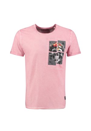 MT FLOWER POWER ROUND - T-shirt print - cloudy red