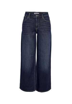 Noisy May, NMKENZIE - Wide leg - dark blue denim