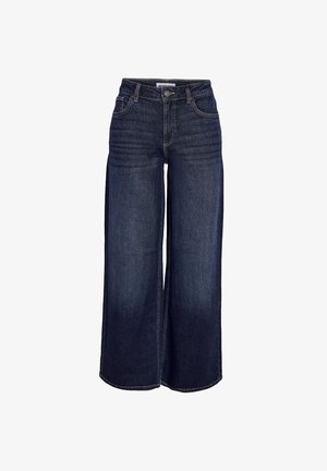 Noisy May, NMKENZIE - Wide leg - dark blue denim
