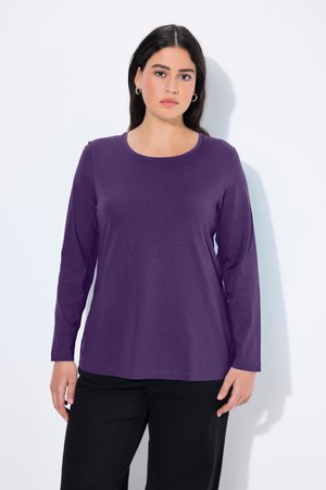Ulla Popken, COL ROND - Langarmshirt - tiefes violett
