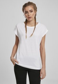 Urban Classics - EXTENDED SHOULDER 2-PACK - T-shirt basic - black/white Immagine in miniatura 1