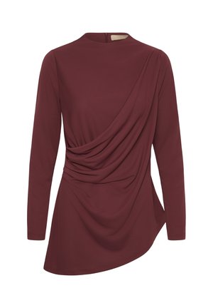 Culture, CUCAMMA LS BLOUSE - Blouse - chocolate truffle