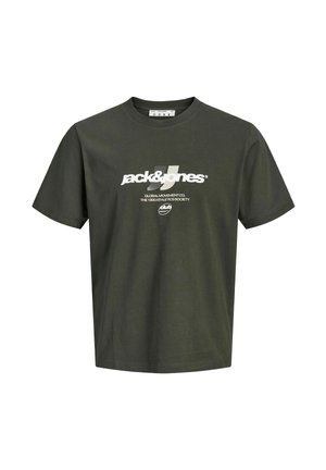 Jack & Jones, JCOCLUB GRAPHIC FRONT PRINT TEE SS CN - T-shirt imprimé - peat