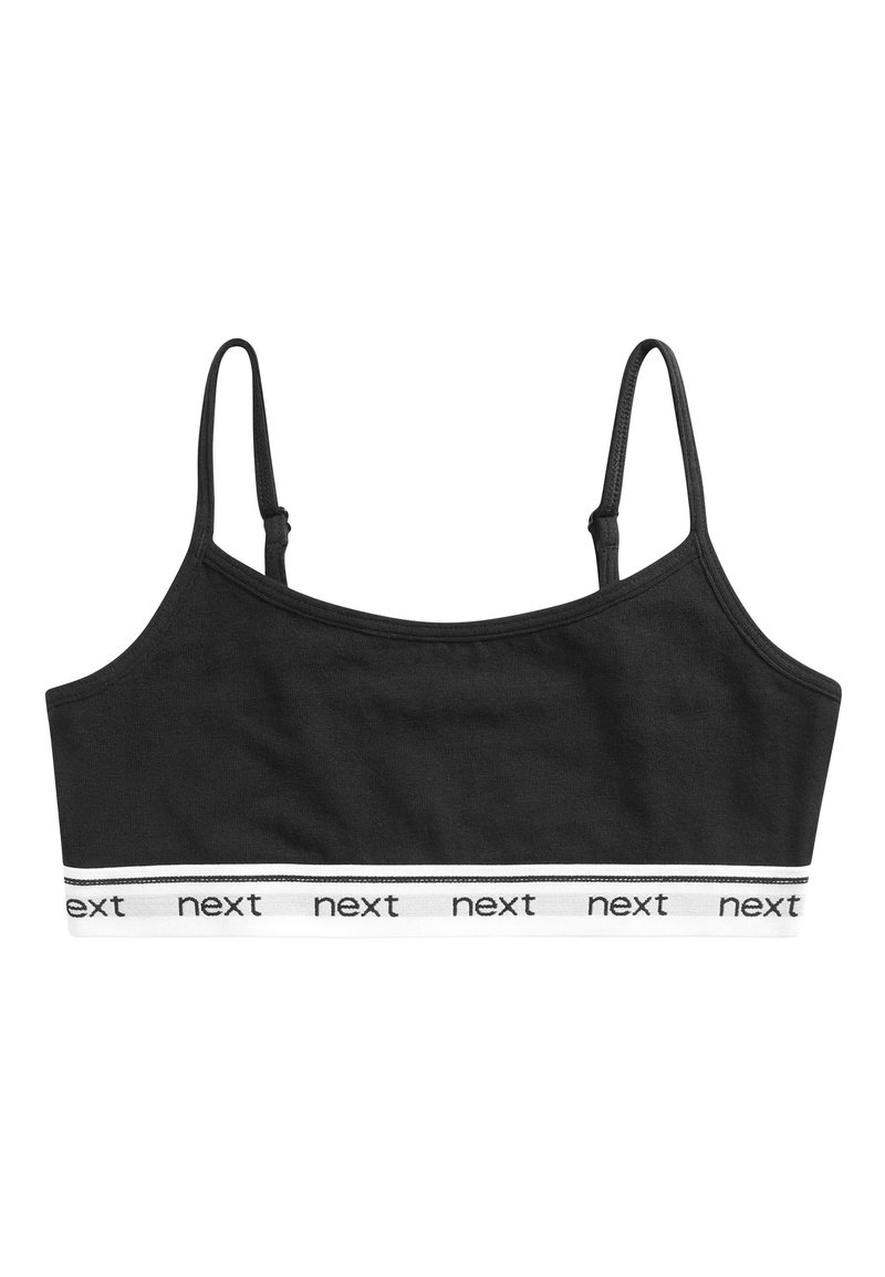 Next MONOCHROME 3 STRAPPY CROP TOPS (OLDER) Top - black/negro - Zalando.es