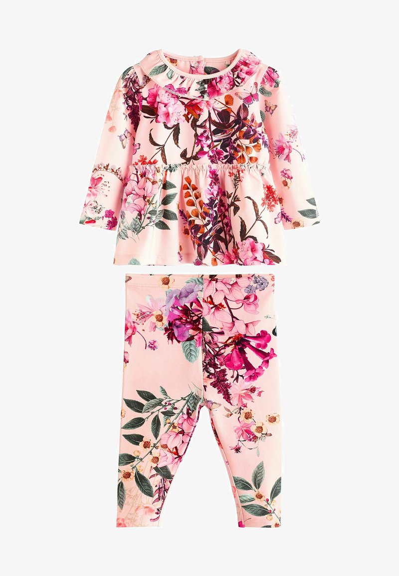 Next FRILL REGULAR FIT SET - Tops ar garām piedurknēm - pink floral