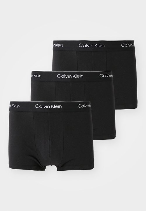 Černé bavlněné boxerky s elastickým pasem s logem 