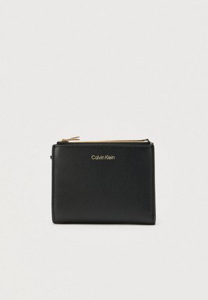 FOIL LOGO ZIP CARDCASE - Peňaženka - black/toasted coconut