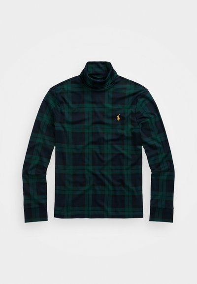 Polo Ralph Lauren PLAID SOFT COTTON ROLL NECK - Bluzka z długim rękawem