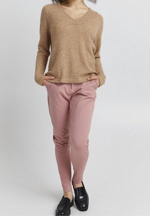 Svetr - mottled beige