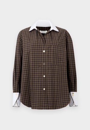 CHEMISE - Chemisier - bordeaux/marron