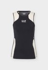 TENNIS PRO TANK - Топ - black/butter/asphalt