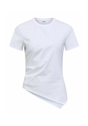Object, T-SHIRT ASYMMETRIC - T-shirt basique - bright white