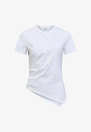Object, T-SHIRT ASYMMETRIC - T-shirt basique - bright white