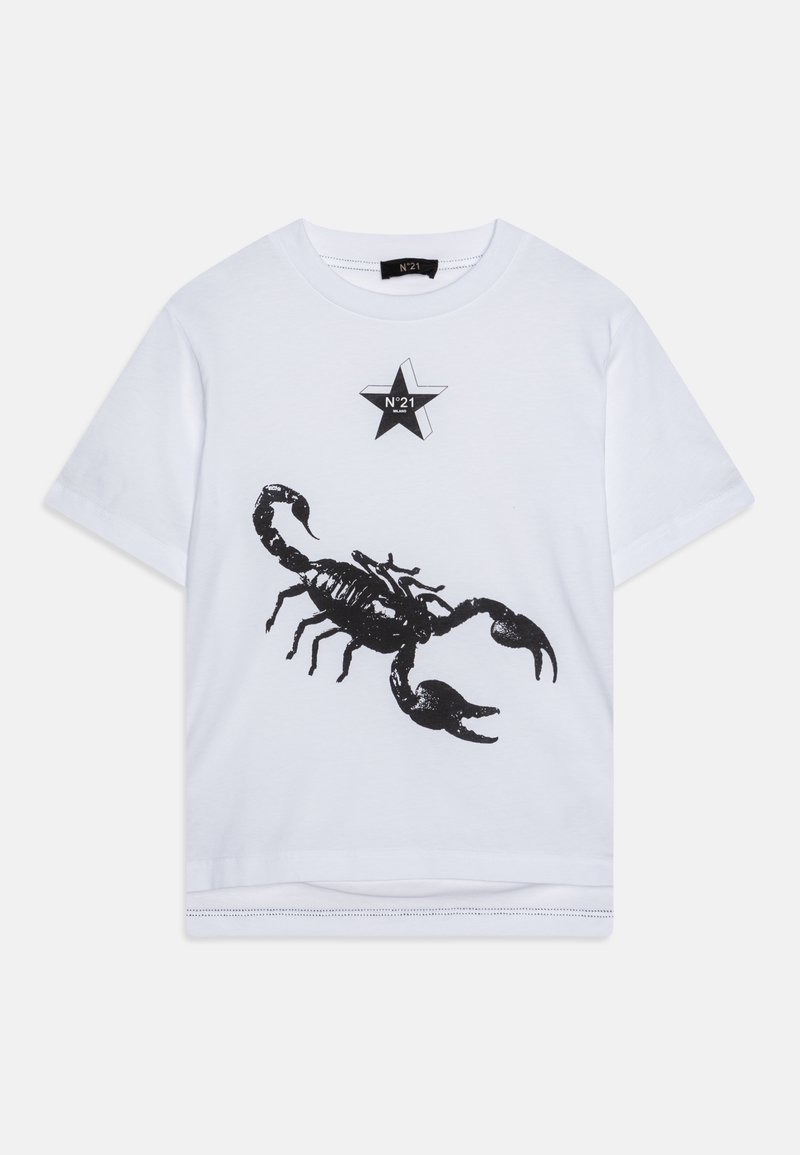 N°21 OVER UNISEX - T-shirt con stampa - white