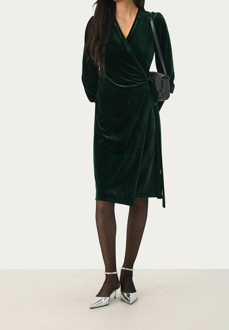 Part Two Jumper dress - dark green - (Pre-owned) - Zalando