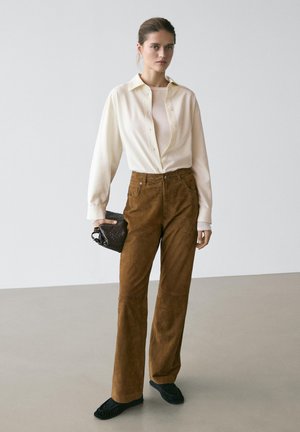 Jeans Straight Leg - dark brown