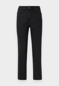 NMMONI ANK - Laisvo kirpimo džinsai - black denim