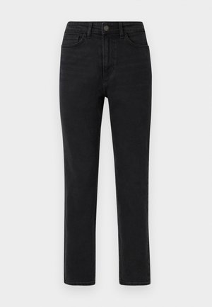 Noisy May NMMONI ANK - Straight leg jeans - black denim