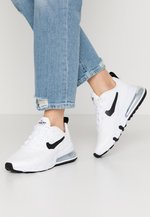 Nike Sportswear Air Max 270 React Sneaker Low White Black Metallic Silver Weiss Zalando De