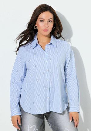 SPARKLING PINSTRIPE HEART  - Blusa - sky blue