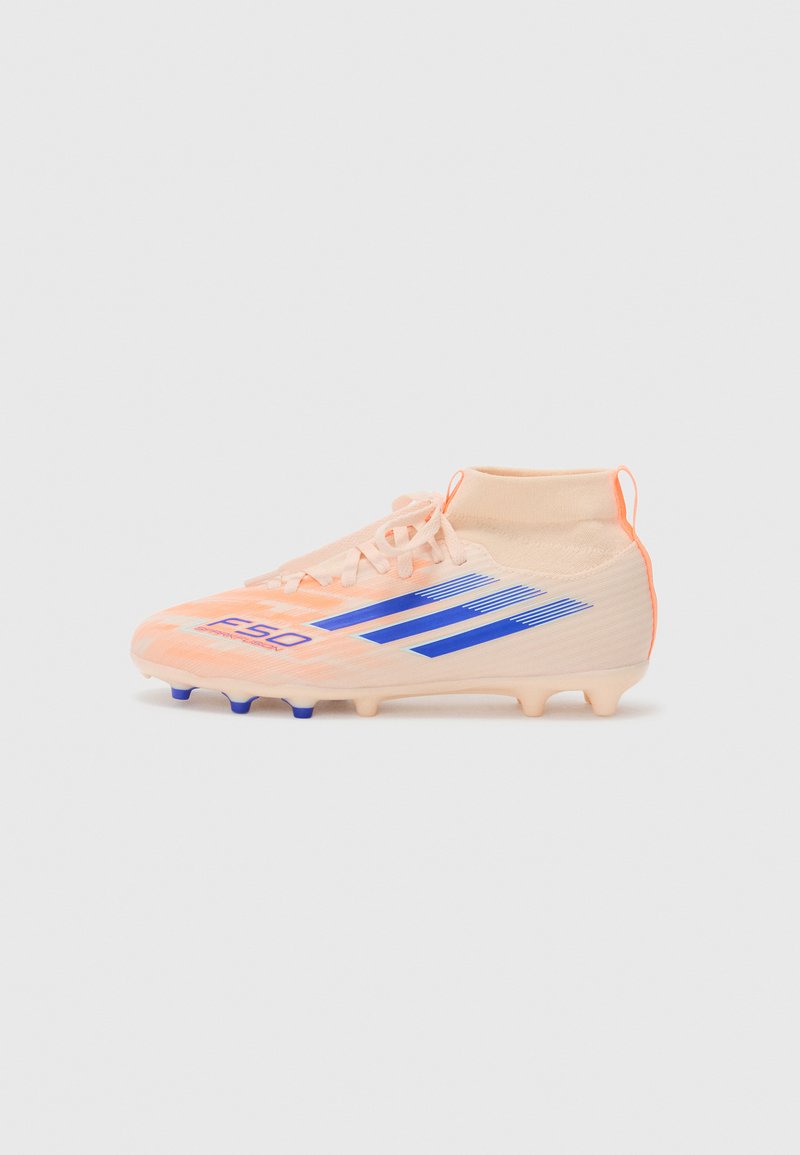 adidas Performance F50 SPARKFUSION LEAGUE UNISEX - Jalkapallokengät kiinteälle alustalle - bliss orange/lucid blue/beam orange