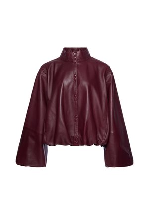 faina, Leren jas - burgundy