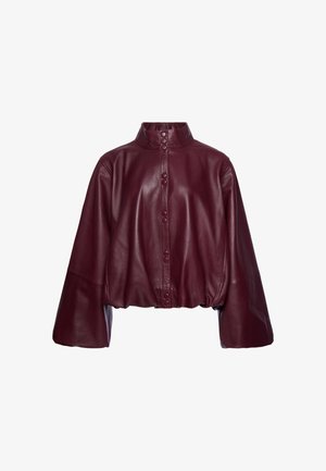 faina, Lederjacke - burgundy