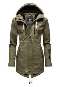 Marikoo - ZIMTZICKE - Parka - olive lines Thumbnail Image 1