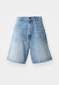 SINGLE KNEE CAMANO - Jeansshorts - blue