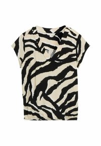 Non sélectionné, abstract beige zebra
