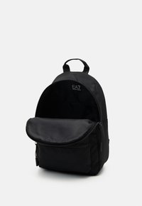 EA7 Emporio Armani ZAINO UNISEX - Zaino da viaggio - black gold coloured logo