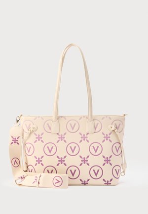 SAMBA RE PRINT - Torbica - ecru/rosa