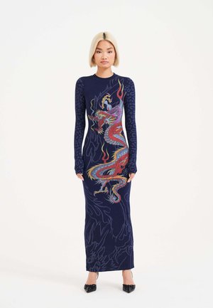 DRAGON FLAME  - Maxi dress - mood indigo