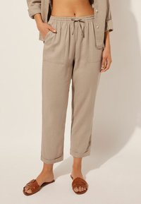 Calzedonia - Trousers - hautfarben e desert beige Thumbnail Image 1