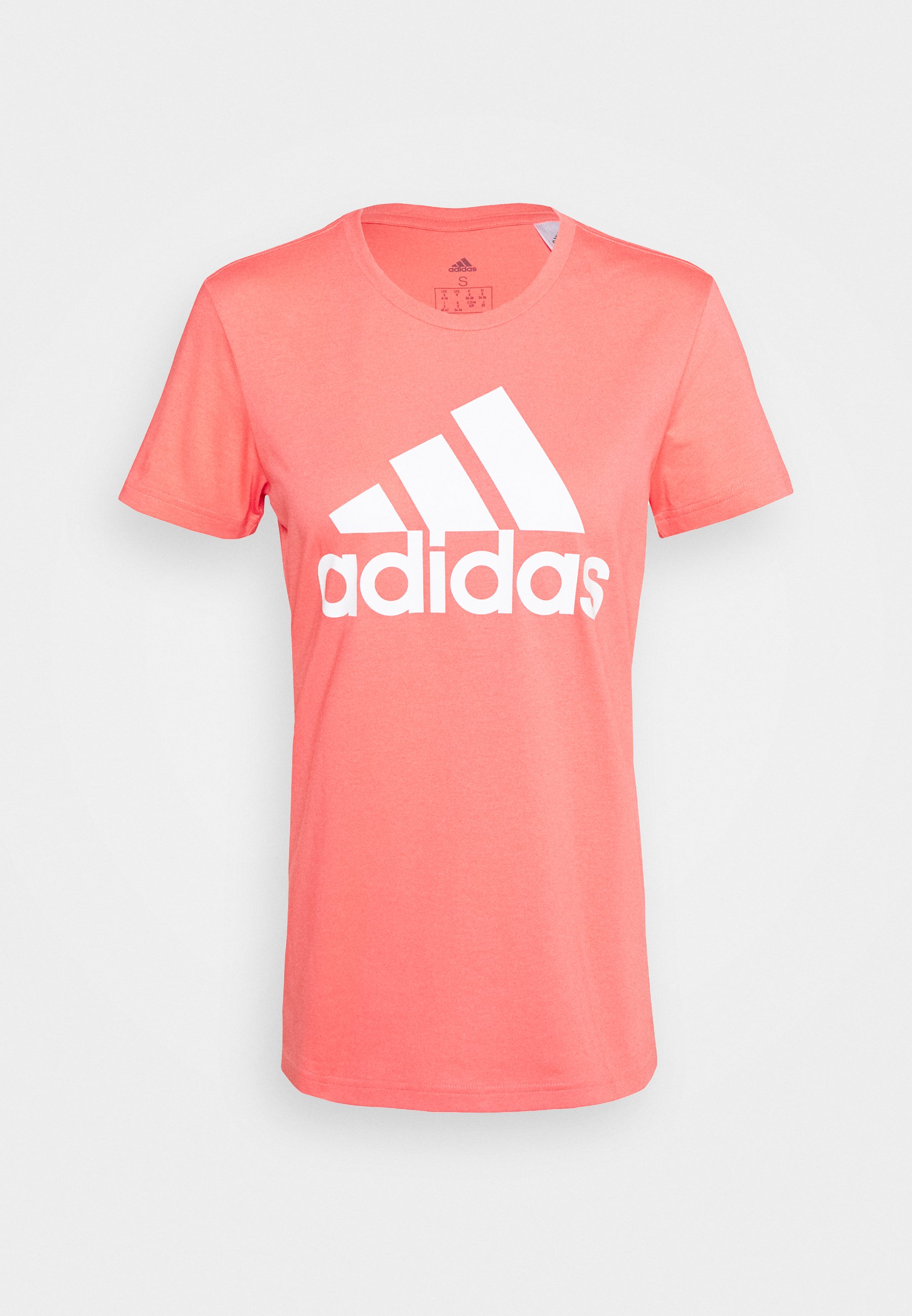 adidas Performance BOS TEE T Shirt print orangewhite Adidas ESSENTIAL LIN T Shirt Herren medium grey heather im