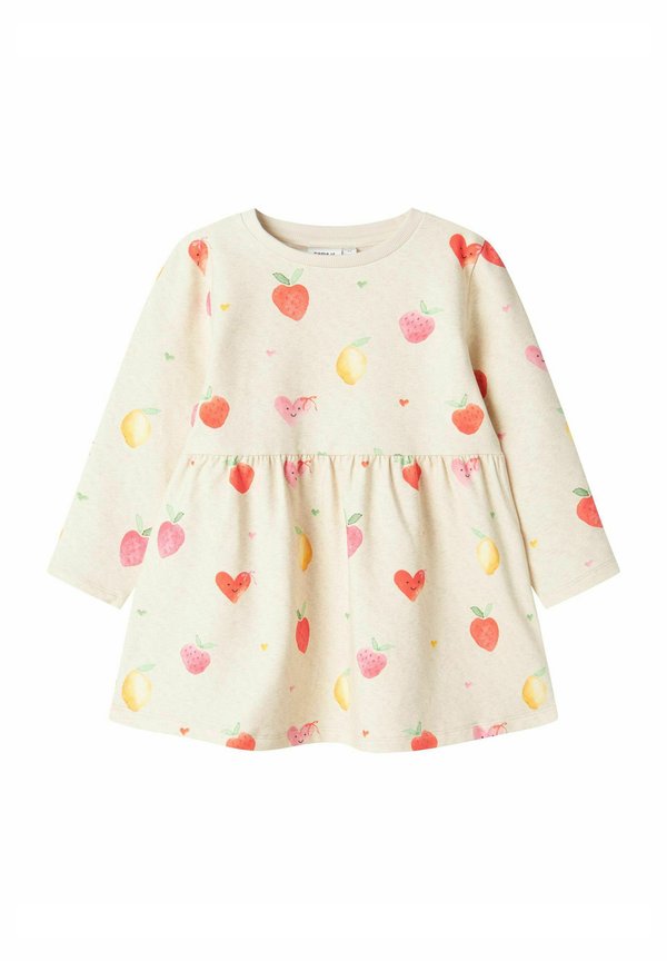 HERZCHEN - Jerseykleid - peyote melange