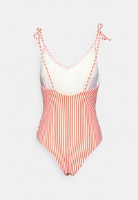 ONLY ONLKITTY  TIE STRAP SWIMSUIT - Fato de banho - mars red