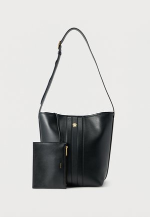 SIGN BUCKET - Bandolera - black/gold-coloured