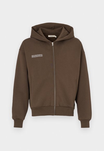PANGAIA DNA ZIPPED HOODIE UNISEX - Sweatjakke - cacoa brown
