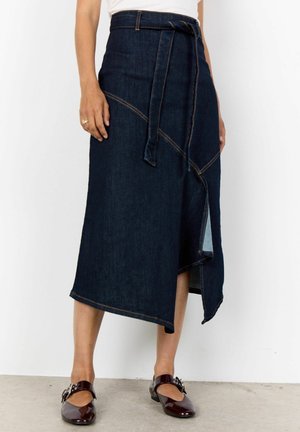 KIMBERLY - Gonna a campana - raw blue denim