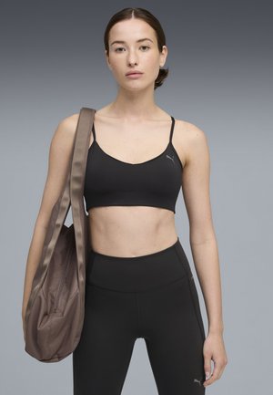 MOVE BRA - Reggiseno sportivo con sostegno medio - black/cool dark gray